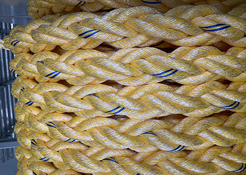 聚酯纤维混合八股缆绳案例